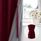 XWZO 100% Blackout Window Curtains - Image 3
