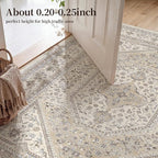 8x8 Square Washable Area Rug - Image 7