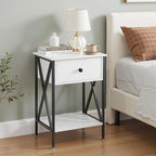 VECELO Nightstand, Modern Bedside End Table, Night Stand - Image 7