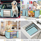 90L Large Storage Bags, 8 Pack Clothes Storage Bins Closet Organizers | - Image 5