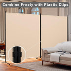 2 Panel Large Room Divider, Folding Privacy Screens - Image 5