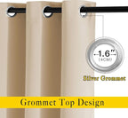 NICETOWN Bedroom Sunlight Block Curtains - Image 2