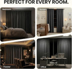 Eclipse Kendall Textured Blackout Rod Pocket Curtain - Image 5
