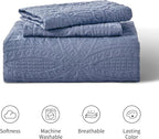 Love's cabin Quilts for Full Bed Blue Bedspreads Bedding Set - Image 7