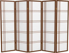 Red Lantern 5 ft. Tall Double Cross Shoji Screen by RedLantern