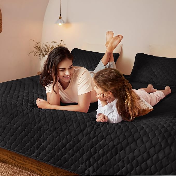 Exclusivo Mezcla Reversible Full Queen Quilt Bedding Set, Soft Microfiber - Image 3