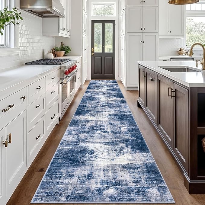 Abstract Runner Rug 3x18 Ft Washable Runners - Image 3