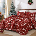 Dinjoy Christmas Quilt King Size by DINJOY