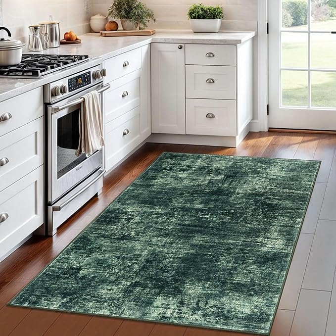 Abstract Area Rug 4x6 Ft Washable Rugs - Image 3