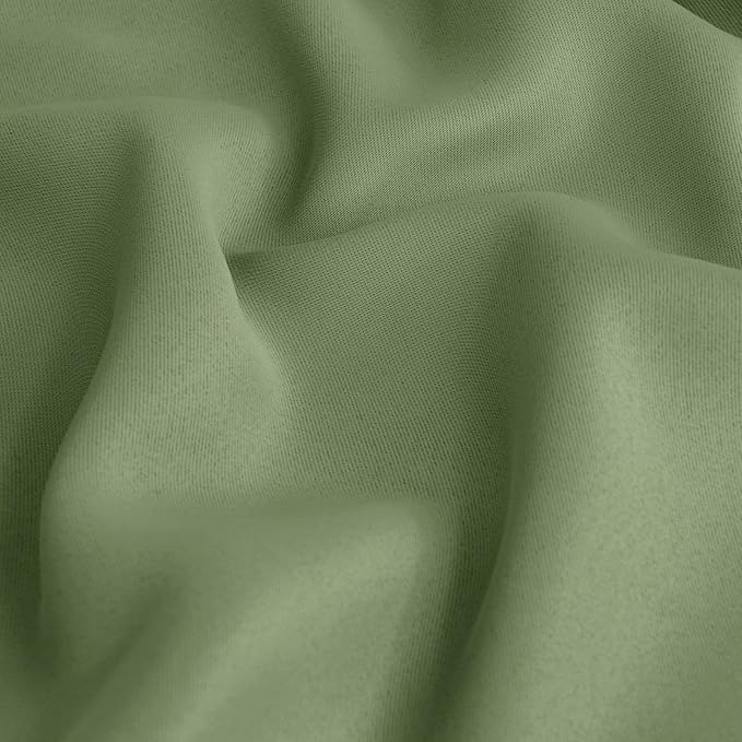 BGment Olive Green Short Blackout Curtains 40 Inches Long - Image 7