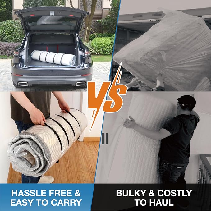 Foam Mattress Vacuum Bag with 4 Adjustable Straps, Queen/Full/Full-XL | - Image 3