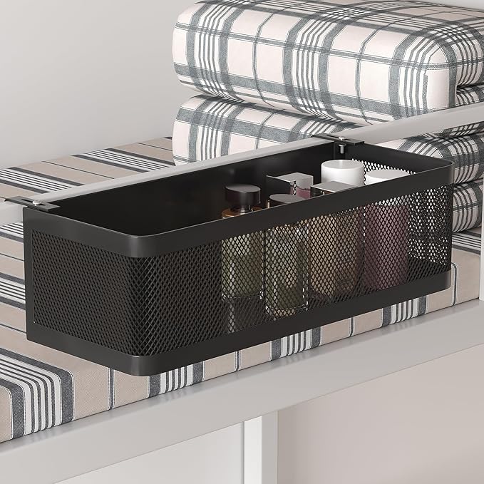 Bedside Caddy Shelf for Bunk Bed, L13.78in*W5.12in*H3.94in | For Bunk Bed by WOCHUANGSI