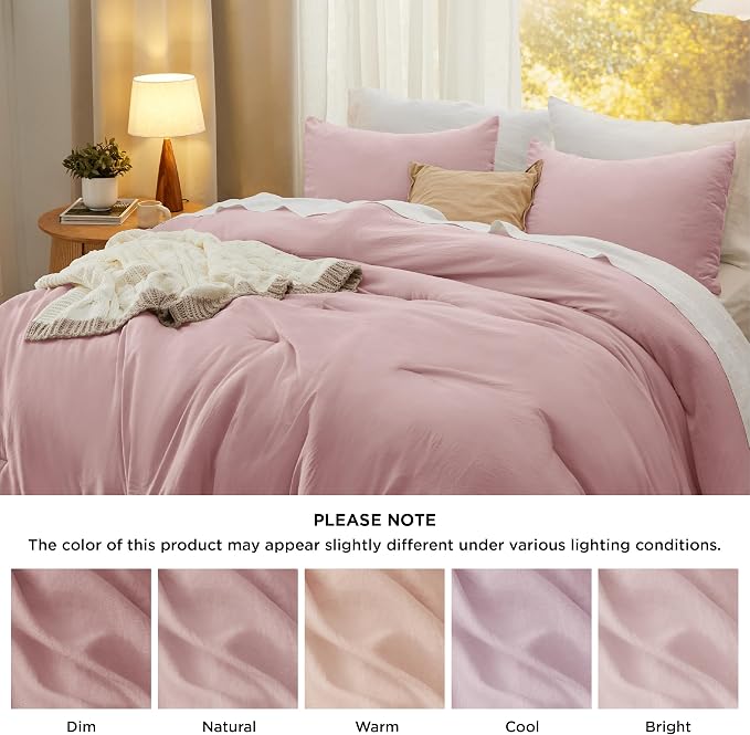 Bedsure King Comforter Set, 3 Pieces GentleSoft™ Bed Set, 1 Lightweight - Image 7