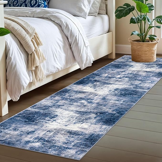 Abstract Runner Rug 2x7 Ft Washable Runners - Image 8