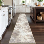 Abstract Runner Rug 2x12 Ft Washable Runners - Image 3
