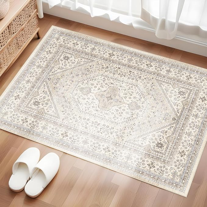 2x3 Washable Entryway Area Rug by Puino