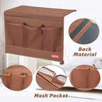 HAKACC Bedside Storage Organizer, Remote Control Holder, Bed Pockets | Bedside - Image 7
