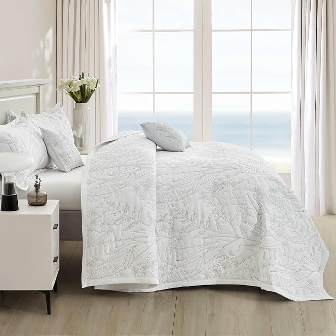 HZ & HY Oversized King Bedspreads 128x120, 5-Piece Quilt Set, Lightweight - Image 4