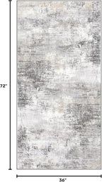 Abstract Runner Rug 3x6 Ft Washable Runners - Image 2