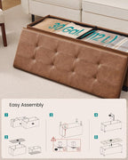 SONGMICS Storage Ottoman Bench - Image 6