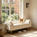Chifee & Vingol 66" W Storage Benches End of Bed Bench - Image 6
