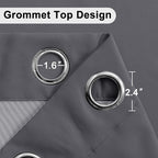XWZO 100% Blackout Curtains 45 Inches Long - Image 6