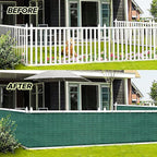 LOVE STORY 3' x 10' Balcony Privacy Screen Cover - Image 4