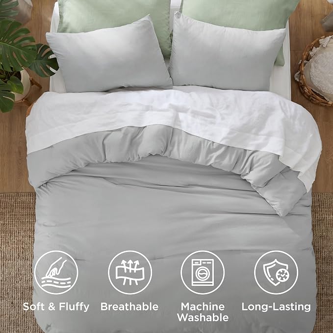 Bedsure California King Comforter Set, 3 Pieces GentleSoft Bed Set, 1 - Image 4