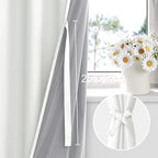 XWZO 100% Blackout Curtains 63 Inches Length - Image 3