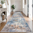 Abstract Runner Rug 3x14 Ft Long Washable Runners by iOhouze