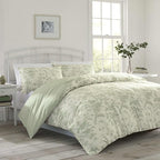 Laura Ashley - Twin Comforter Set, Soft & Reversible Cotton Bedding, Medium - Image 2