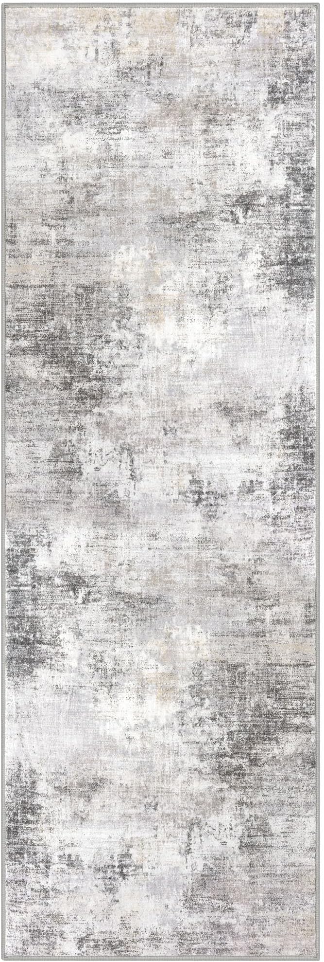 Abstract Runner Rug 3x8 Ft Washable Runners - Image 10