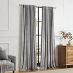 PRIMROSE Silver Grey Curtains 108 inch - Image 7