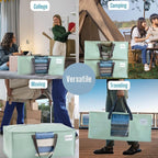 VENO Heavy Duty Moving Bags, Storage Bags, Light Green, 8 Pack | Packing - Image 6