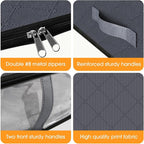 StorageRight Under Bed Storage Bags, 2 Pack, Comforters, Blankets and Seasonal - Image 3