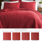 Levtex Home Cross Stitch Reversible Twin Bedspread Set - Image 4