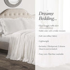 Lush Decor Ruffle Skirt Bedspread Set - Image 9