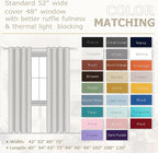 KOUFALL Blue Blackout Curtains 96 Inches Long - Image 5