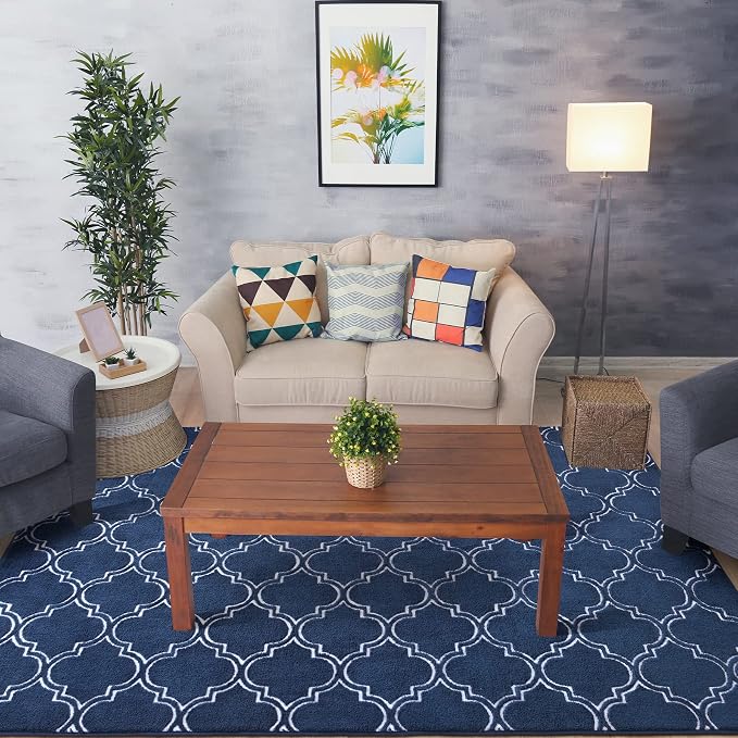 Chicrug 3x5 Shag Geometric Modern Area Rug - Image 6