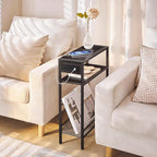 HOOBRO Small Narrow Side Table - Image 2