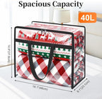 SpaceTrove Clear Storage Bags, foldable waterproof moving bags store comforters - Image 2