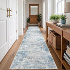 Abstract Runner Rug 2x12 Ft Washable Runners - Image 8