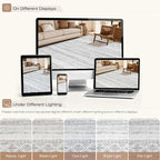 cotiled Boho 8x10 Area Rugs for Living Room: Large Moroccan Washable Rug | - Image 9