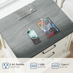 DUMOS Farmhouse Nightstand - Image 5