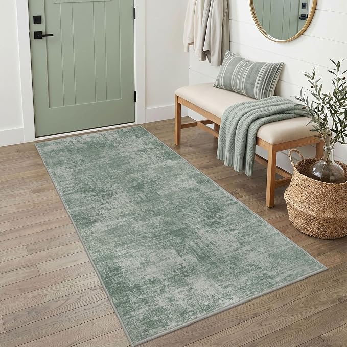 Abstract Runner Rug 3x6 Ft Washable Runners by iOhouze