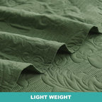 Hansleep Olive Green Quilt Queen Size - Image 5