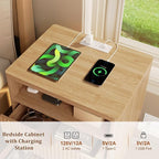 LYNCOHOME Fluted Nightstand - Image 5