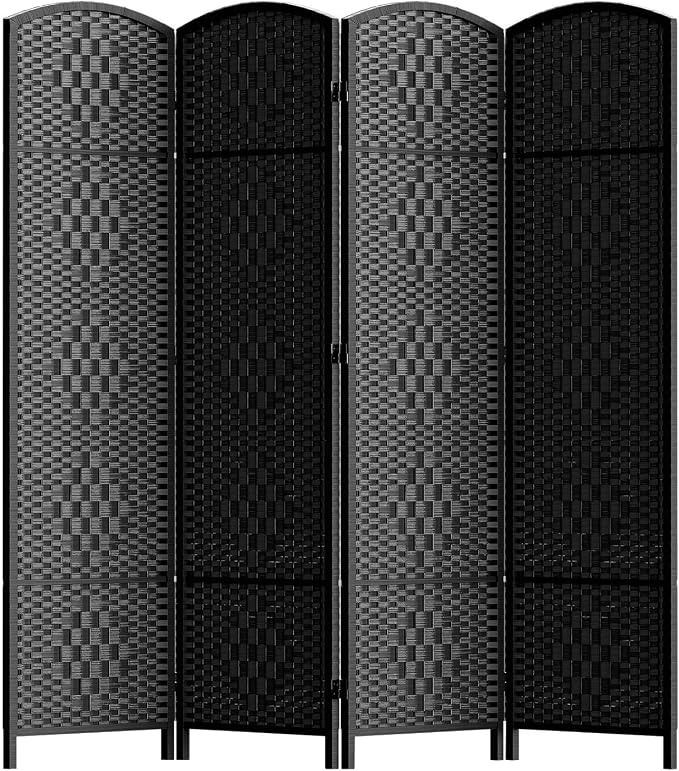 HALLYBEE Room Divider Panel, 4 Panel Partition Room Dividers Screen, Privacy by HALLYBEE