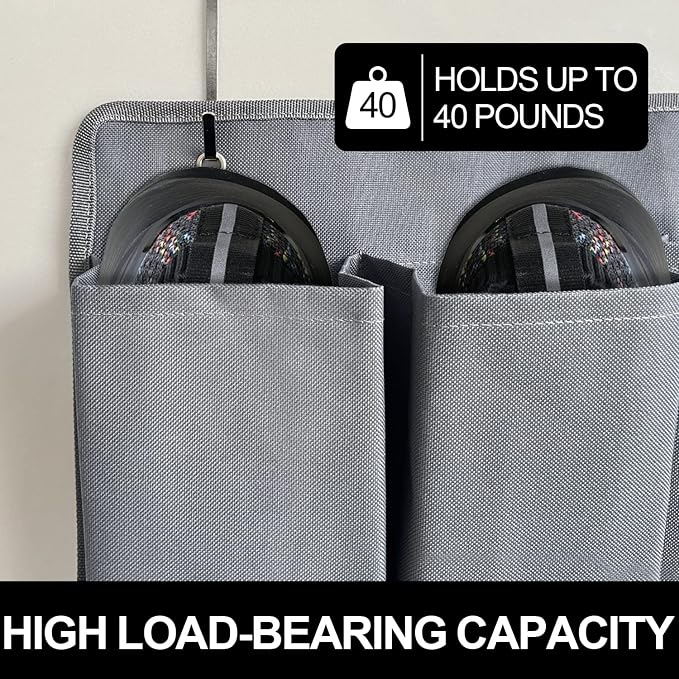 RVZONE RV Shoe Pockets 10 Pockets Heavy Hanging Bedside Storage Organizer - Image 3