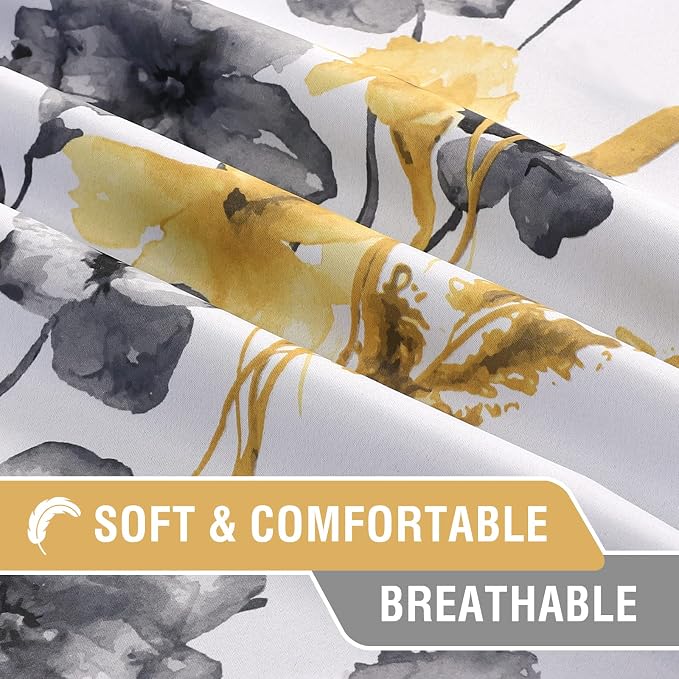 H.VERSAILTEX 100% Blackout Curtains 108 inch Length 2 Panels Set Cattleya - Image 8